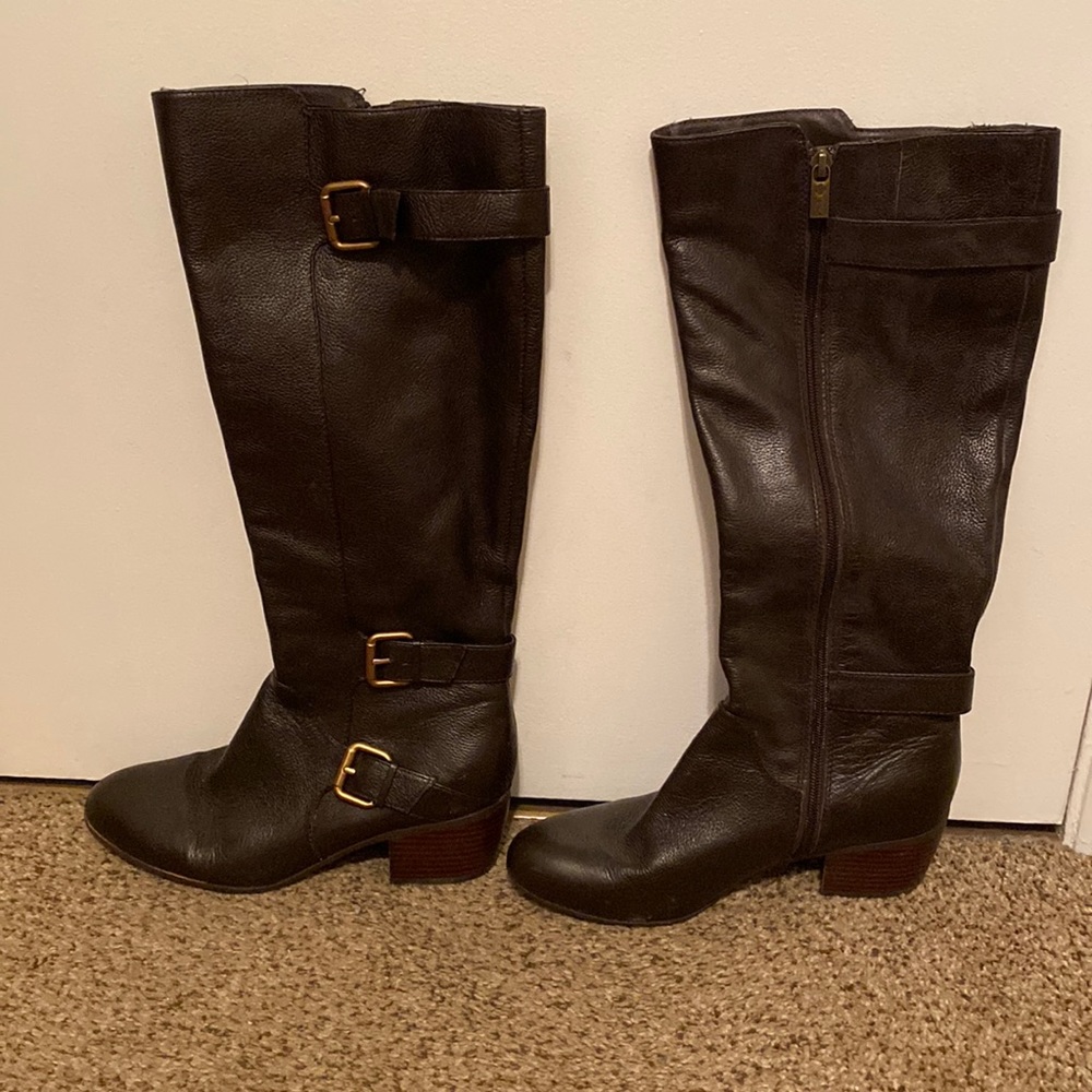 Isola Dark Brown Boots with heel